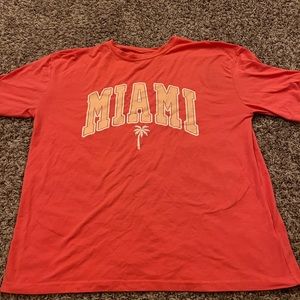 hot pink Miami shirt